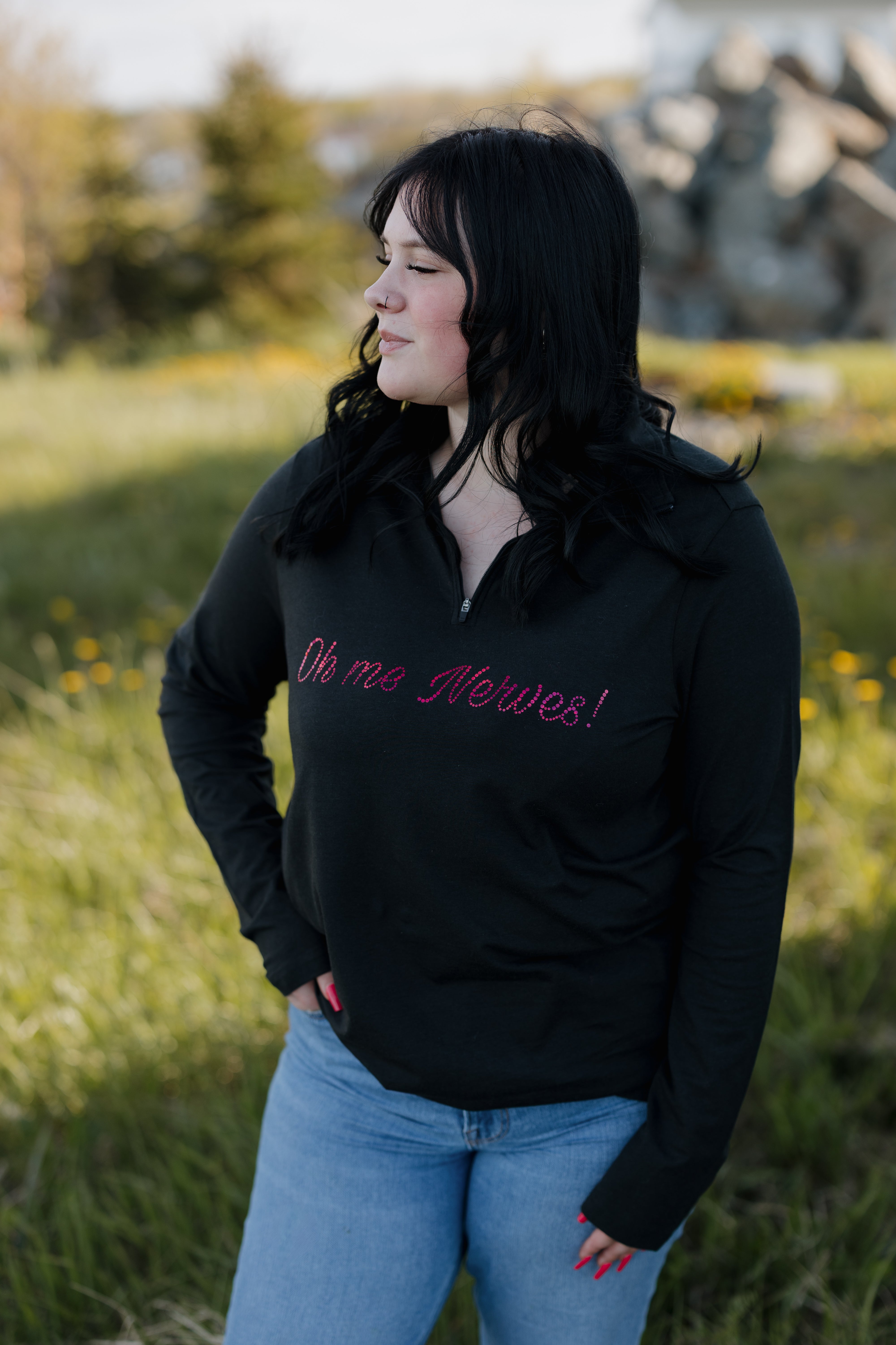 Oh Me Nerves Quarter-Zip